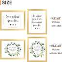 upsimples 8.5 By 11 Picture Frame, Display Pictures 6x8 with Mat or 8.5 x 11 Without, Wall Hanging Photo Frames, Gold, 1 Pack