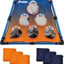 Franklin Sports 6 Hole Bean Bag Toss - Indoor + Outdoor Bean Bag Toss Set with (6) Bags Included - Bean Bag Toss for Kids + Adults