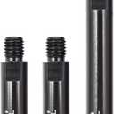 5/8"-11 Thread Rotary Extension Shaft Set, 5" & 3" & 3" Aluminum Connecting Rod Extender for Car Polisher, Angle Grinder, Backing Plate