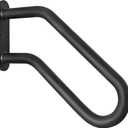 Hand Rails for Outdoor Steps, Exterior 1-3 Steps Handrails, Wrought Iron Heavy-Duty Stair Railing, U-Shaped Rail for Garage, Porch, Deck, and Garden (Upgrade)