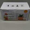 6 Pack 6 Inch Terracotta & Clay Pots with Saucer for Plants, Large Terra Cotta Plant Pot with Drainage Hole, Flowerpot for Indoor Outdoor Plants, Crafts, Wedding Favor