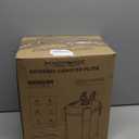 265GPH Canister Filter, 3-Stage External Aquarium Filter Ultra-Quiet Water Circulation Cleaning Machine with Media for Fish Tanks and Aquariums Up to 75 Gallons (265GPH)