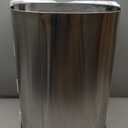 SensorCan 50 Liter / 13 Gallon Kitchen Trash Can with AC Adapter & Odor Filter  Motion Sensor Stainless Steel Garbage Bin for Home, Office, Garage  Slim Oval Shape, Large Capacity Design (Black and Silver)