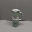 Ello Port 30oz Tumbler with Carry Loop & Integrated Handle | Vacuum Insulated Stainless Steel Reusable Water Bottle Travel Mug | Leak Proof Lid | Flexible Straw | BPA-Free | Dishwasher Safe | Sage