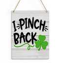 Rustic Farmhouse Home Office Wall Decor Country St Patricks Day Room Decorations Wood Sign Cubicle Bedroom Living Room Front Door Decor Gifts for Best Friend Her Him 8 X 10 Inch