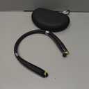 BEARTWO Bluetooth Headphones, Upgraded Foldable Wireless Neckband Headset with Retractable Earbuds, Noise Cancelling Stereo Earphones with Mic for Workout, Running, Driving (with Carry Case)