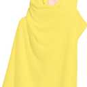 HIPHOP PANDA Hooded Towel for Kids - Viscose Derived from Bamboo, 30 X 50 INCH Large Size for 3-10 Yrs - Premium Kids Bath Towel Beach Towels Wrap for Girls, Boys, Yellow Duck