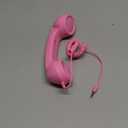 CM Vintage Retro Telephone Handset Cell Phone Receiver MIC Microphone for Cellphone Smartphone, 3.5 mm Socket (Pink)