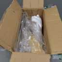 VOOWO Broom and Dustpan Set for Home, Stainless Steel Broom and Dustpan Set with Long Handle, Heavy Duty Dustpan Broom Set Standing Dust Pan Kitchen and Home Indoor Outdoor Broom