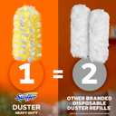 Swiffer Dusters Heavy Duty Multi-Surface Duster Refills for Cleaning, Unscented, 11 Count
