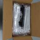 Probrico 50 Pack|4 inch Cabinet Pulls Black Cabinet Handles Stainless Steel, Modern Style Round T bar Handles Dresser Drawer Pulls, Kitchen Cabinet Knob Hardware