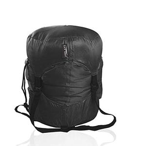 Frelaxy Compression Sack, Ultralight Sleeping Bag Stuff Sack 11L/ 18L/ 30L/45L/52L, Compression Stuff Sack - Space Saving Gear for Camping, Hiking, Backpacking (Black, L)