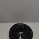 3/8" Irrigation Tubing 50ft, Heavy Duty Blank Distribution Tubing, Watering Drip Automatic Irrigation Equipment Set for Garden Greenhouse,Flower,Patio Black