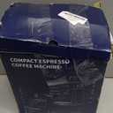 SHARDOR 3.5 Bar Espresso Machine  4-Cup Compact Espresso Maker with Milk Frother, 800 W Preheating Cappuccino Machine for Home, Black