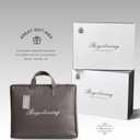 Royoliving Premium Feathers Down Duvet Insert Comforter California King Size All Season Medium Warmth White 100% Cotton Cover with Corner Tabs (108x98, 67 oz)