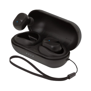 Helix True Wireless earbuds with portable charging case