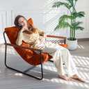 MAXYOYO Modern Accent Chair, Comfy Living Room Chair with Metal Frame