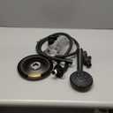 Moen Meena Matte Black Single Handle Modern Shower Faucet Set with Handshower and Tub Spout for Bathtub, Valve Included, 82618BL