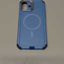 ESR for iPhone 16 Case with Stash Stand, Camera Control, 23FT Military-Grade Shock-Absorbing Drop Protection, Compatible with MagSafe Accessories, Magnetic Cyber Series, Light Blue