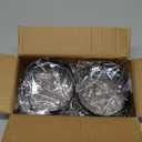 DATANYA 8Packs Perforated Tart Rings Stainless Steel Mousse Cake Ring 4 Inch Metal Pastry Ring Mold for Baking Cooking Cookies, small fruit tartet crust, muffins