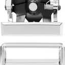 Chrome Tailgate Handle Set, Compatible with 1988-2002 Chevy C1500 C2500 C3500 K1500 K2500 K3500, GMC C/K 1500 2500 3500 Pickup Truck, Metal Latch, Rear Tail Gate Door Handle, Replace# 77077 15991785