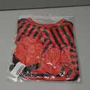 HIGHUZZA Baby Girl Clothes, Long Sleeve Bow Tie Embroidered Graphic Red Ladybug Outfits for Fall Casual Birthday Party 6-9 Months, Red