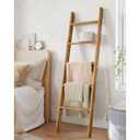 Blanket Ladder Decorative Farmhouse for The Living Room, 5-Tier Ladder Shelf, Ladder Rack for Storage and Decor