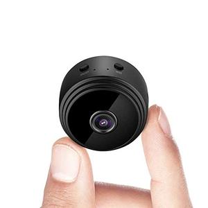 Hidden Camera Mini Spy Camera, Full HD 1080P Wireless WiFi Spy Cam/Small Indoor Home Security Camera/Nanny Camera with Night Vision and Motion Detection - Black