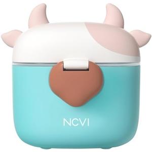 NCVI Baby Formula Dispenser On The Go, Formula Container To Go, Formula Holder for Travel, Outdoor Picnic with Baby Infant, Portable Container for Milk Powder, Snacks, Candy, Fruits (Green)