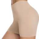 JOYSHAPER Slip Shorts for Under Dresses Women Seamless Boyshorts Panties Anti Chafing Underwear Shorts M