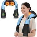 AERLANG Fathers Day Dad Gifts Neck Massger,Shiatsu Neck and Back Massager with Heating Neck and Shoulder Massager Deep Kneading Pillow for Massage Use Gifts for Women Men Dad Mom