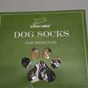 EXPAWLORER Anti Slip Dog Socks to Prevent Licking Paws, Dog Shoes for Cold Winter, Dog Booties for Hardwood Floors, Dog Boots & Paw Protectors with Grippers for Small Medium Large Senior Dogs Khaki S