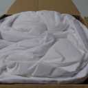 AllerEase Platinum Zip-Off Top Waterproof Mattress Protector Queen Size 360 Degree Zipper Allergen Barrier Temperature Balancing Luxurious Plush Top Separately Machine Washable Mattress Cover (White)