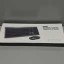 Wireless Keyboard and Mouse Combo - Ultra-Slim Design Full Size Quiet Keyboard with 3 DPI Adjustable Wireless Mouse,Sleep Mode,2.4G Cordless Thin Keyboard Mouse Set for Windows,Mac,Laptop