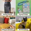 Mandala Crafts #3 Pink Hidden Invisible Zippers for Sewing and Crafts, 40 PCs 34 Inch Coil Zippers Supplies for DIY Tailoring Projects