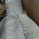 22 inches Floor Cushions for Adults, Square Large Meditation Pillow, Thick Corduroy Floor Pillows for Sitting, Yoga, Living Room, Sofa, Tatami, Beige