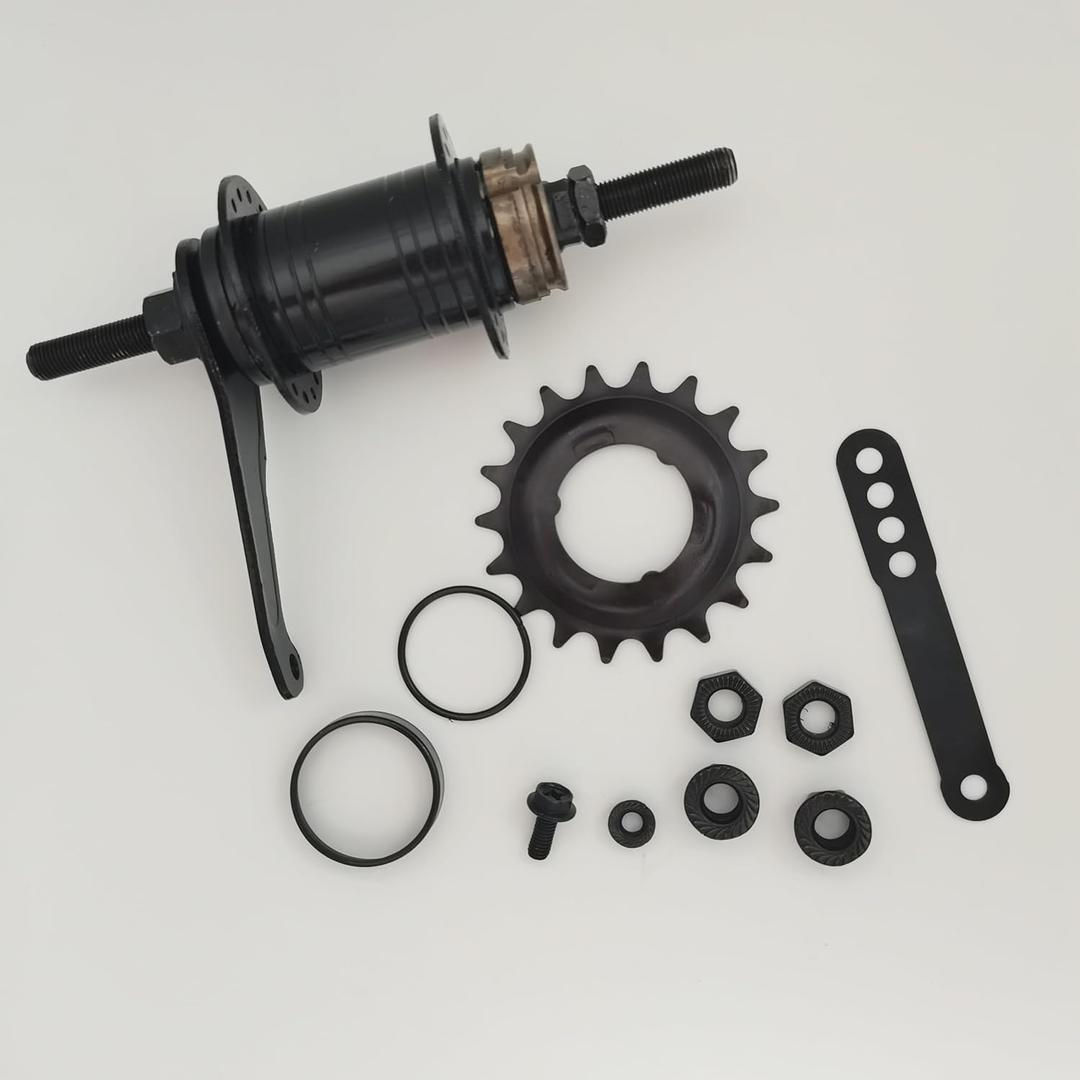 Black Bicycle Coaster Brake Hub/Bike Brake Rear Hub 32/36 Hole Stainless Steel