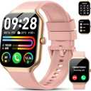 Motast Smart Watch(Answer/Make Call), 1.96" HD Smartwatch for Men Women, 2025 Fitness Activity Tracker with 110+ Sport Modes/Heart Rate/Sleep Monitor/Pedometer, IP68 Waterproof Fitness Watch for Android iOS