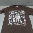 My Girlfriend Bites Sarcastic Quote My GF Bites T-Shirt, Medium