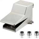 Pneumatic Foot Pedal Valve Kit, 1/4" NPT 5 Way 2 Position Nonslip Air Control Switch 4F210-08