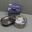 Cat Water Fountain Stainless Steel: Cat Fountain for Drinking - Pet Water Fountain for Cats Inside - 74oz/2.2L Quiet Cats Water Bowl Dispenser - Kitten Drinking Fountains - 6 Filters + 3 Sponges