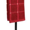 TocTen Hand Towel Holder Stand, T-Shape Hand Towel Rack for Bathroom Vanity Countertop, SUS 304 Stainless Steel Bath Towel Bar Stand with Heavy Duty Base (Matte Black) (13 Inch)