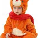 QIAONIUNIU Halloween Baby Green Dinosaur Costumes Toddler Outfit Infants Cosplay Romper (6-12 Months/Height 26"-29", Reindeer)