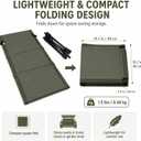 Kneeling Pad, EVA Foam Cushion, 15.7x15.7x2.2 in
Foldable Extra Thick, Pad for Gardening, Dirt and Water Resistant, With Back Support, Green