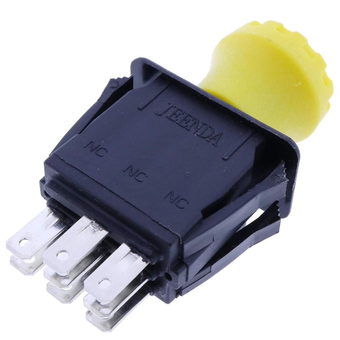 JEENDA PTO Switch LVA21438 AM127393 AM124140 8-Terminal Compatible with John Deere 425, 445, 455 G100, LX289, LT190 and LX288 Lawn Tractors Scotts S2554 Garden Tractor