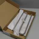 Hand Towel Holder, Stainless Steel Countertop Towel Stand for Bathroom, S-Shape Free Standing Towel Rack Bar Holds 2 Towels for Kitchen, Brushed Nickel (14 inch)