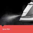 BLACK+DECKER Light N Easy Compact Steam Iron, IR1020S, Stainless Steel Soleplate, Spray Mist, Anti-Drip, Auto Shutoff