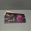 4 Pieces Purple Bathroom Wall Decor Rose Wall Decor Wooden Bathroom Accessories with Relax Soak Unwind Breathe Art For Girl Women Bedroom Living Room Home (Purple 12 X 4 Inch)