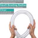 Suction Hose 2"id 5ft Flexible Clear Reinforced PVC Vacuum Pipe