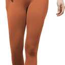 SIXIM Scrunch Butt Leggings for Women High Waisted Seamless Workout Leggings Athletic Gym Yoga Pants (Orange, L)